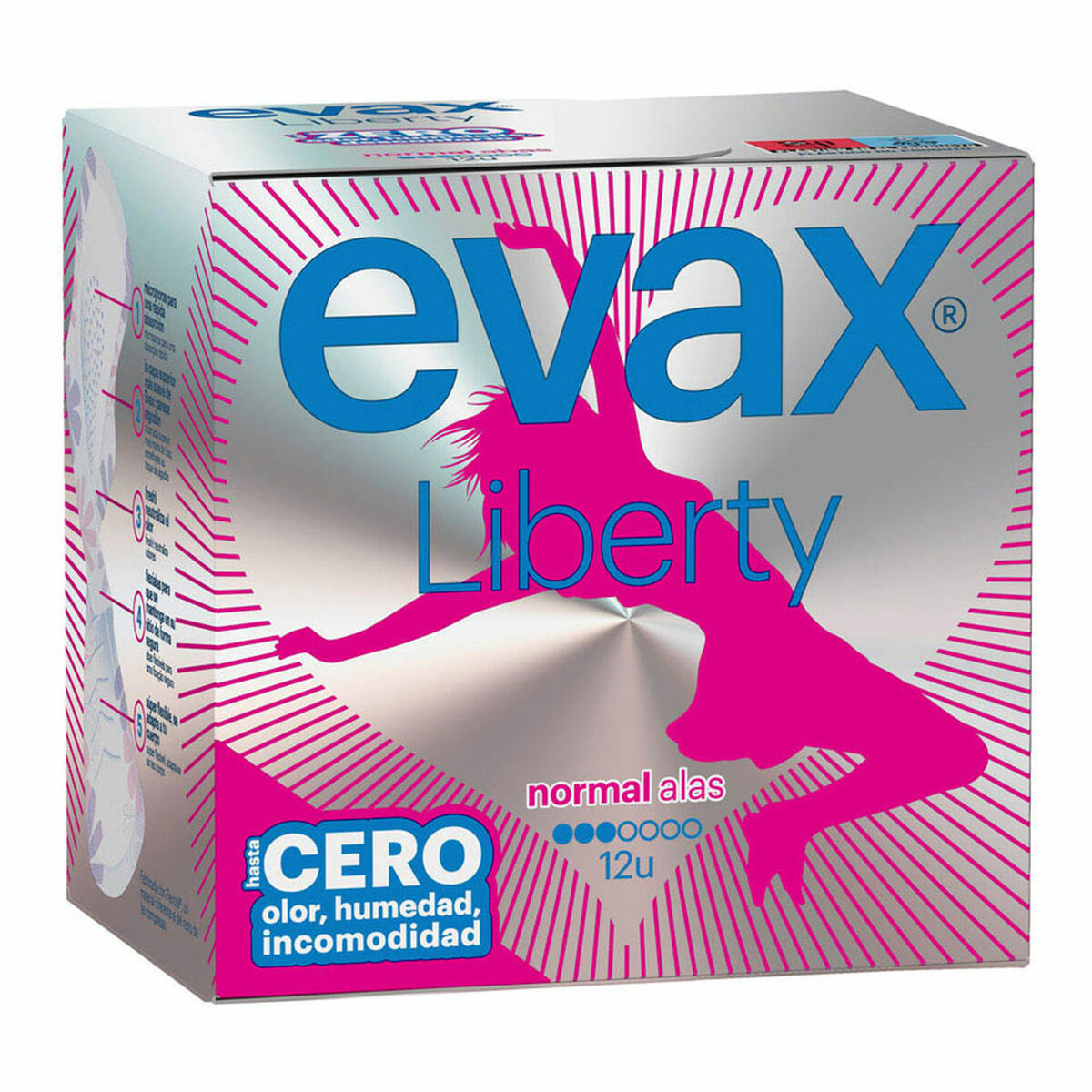 Normal Sanitary Pads with Wings Evax Liberty - Intimate hygiene - Evax - Default Title