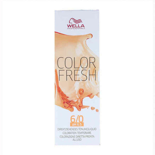 Temporary Dye Color Fresh Wella Color Fresh Nº 6.0 (75 ml) Wella