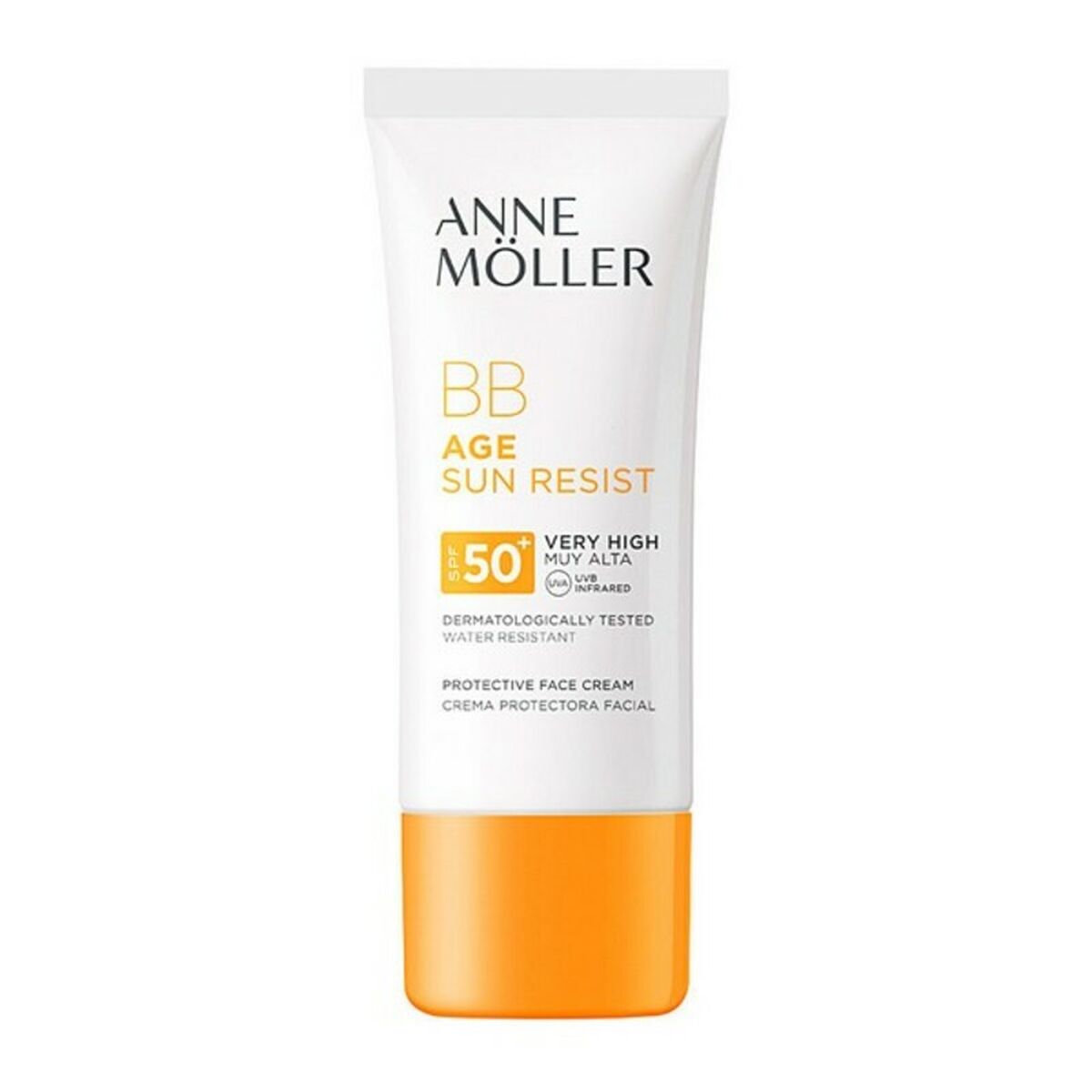 Hydrating Cream with Colour Âge Sun Rerist BB Cream Anne Möller 90008C (50 ml) SPF 50+ Spf 50 50 ml