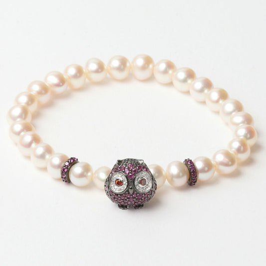 Ladies' Bracelet Lancaster JLA-BR-OWL-5-WH 16 mm Lancaster