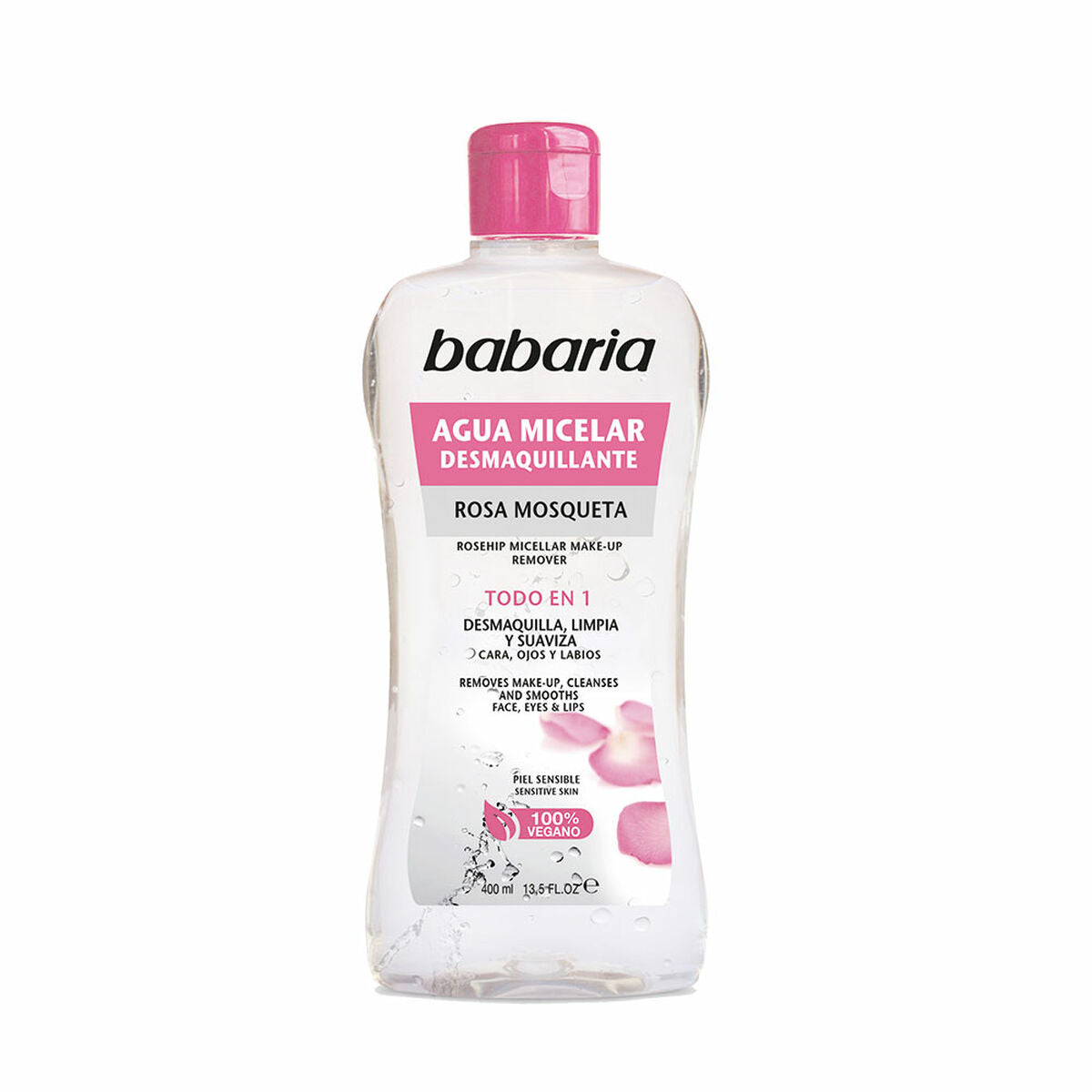 Make Up Remover Micellar Water Babaria 400 ml Rosehip - Make-up removers - Babaria - Default Title