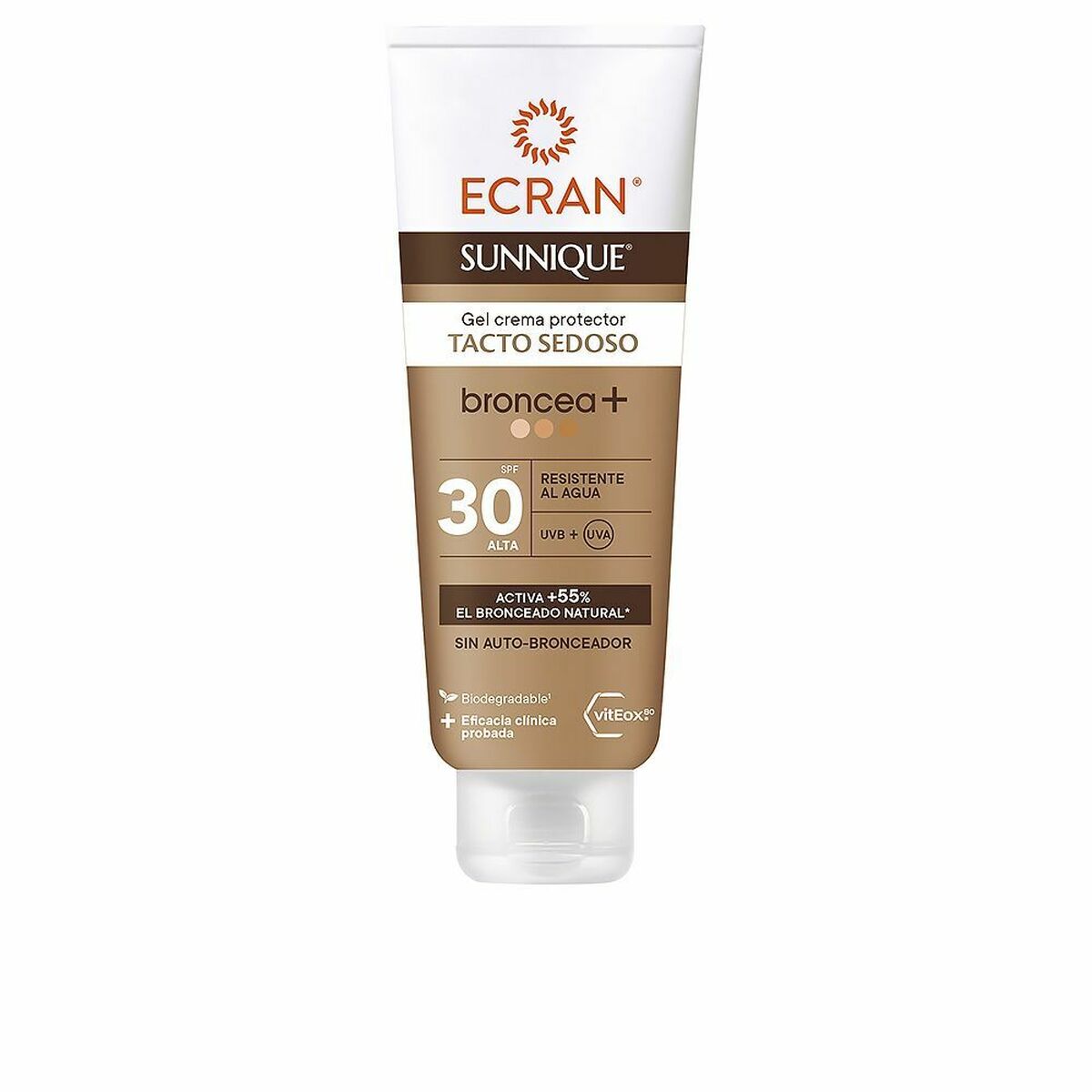 Sun Screen Gel Ecran Sunnique Broncea+ Cream SPF 30 (250 ml)