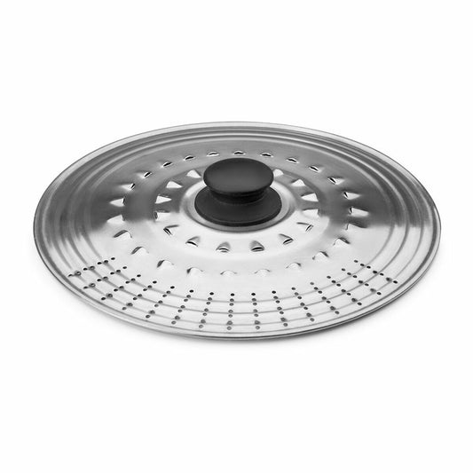 Frying Pan Lid Ibili 714219 Ø 18 cm Silver Metal Stainless steel Ibili