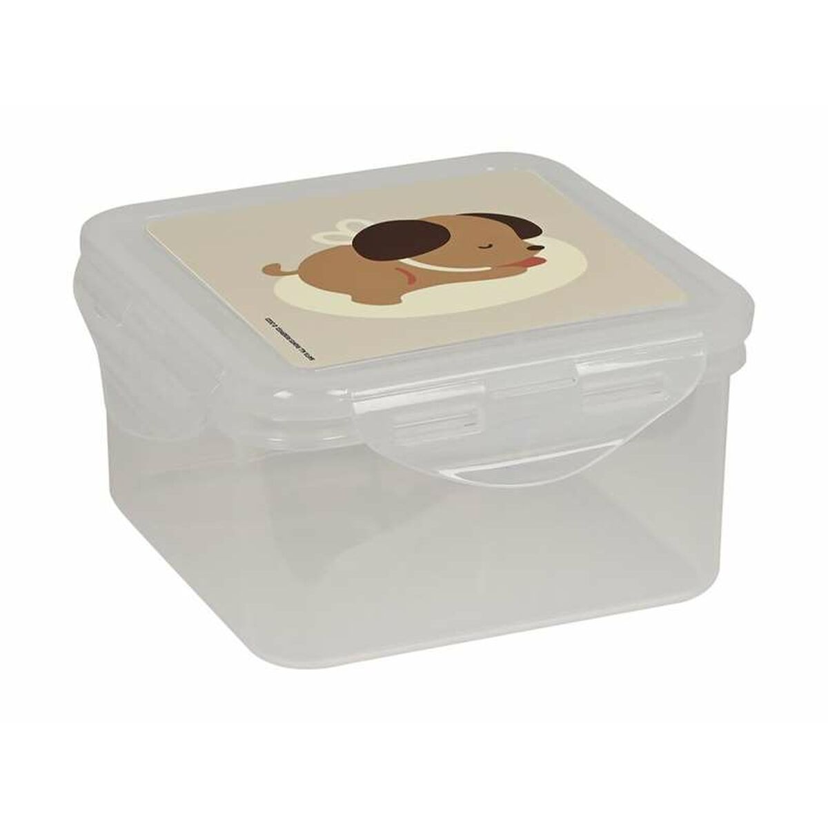 Lunch box Safta Puppy Beige Polyurethane 13 x 7,5 x 13 cm