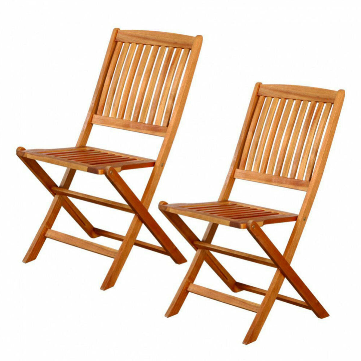 Folding Chair Aktive ACACIA 2 Units 46 x 89 x 59 cm