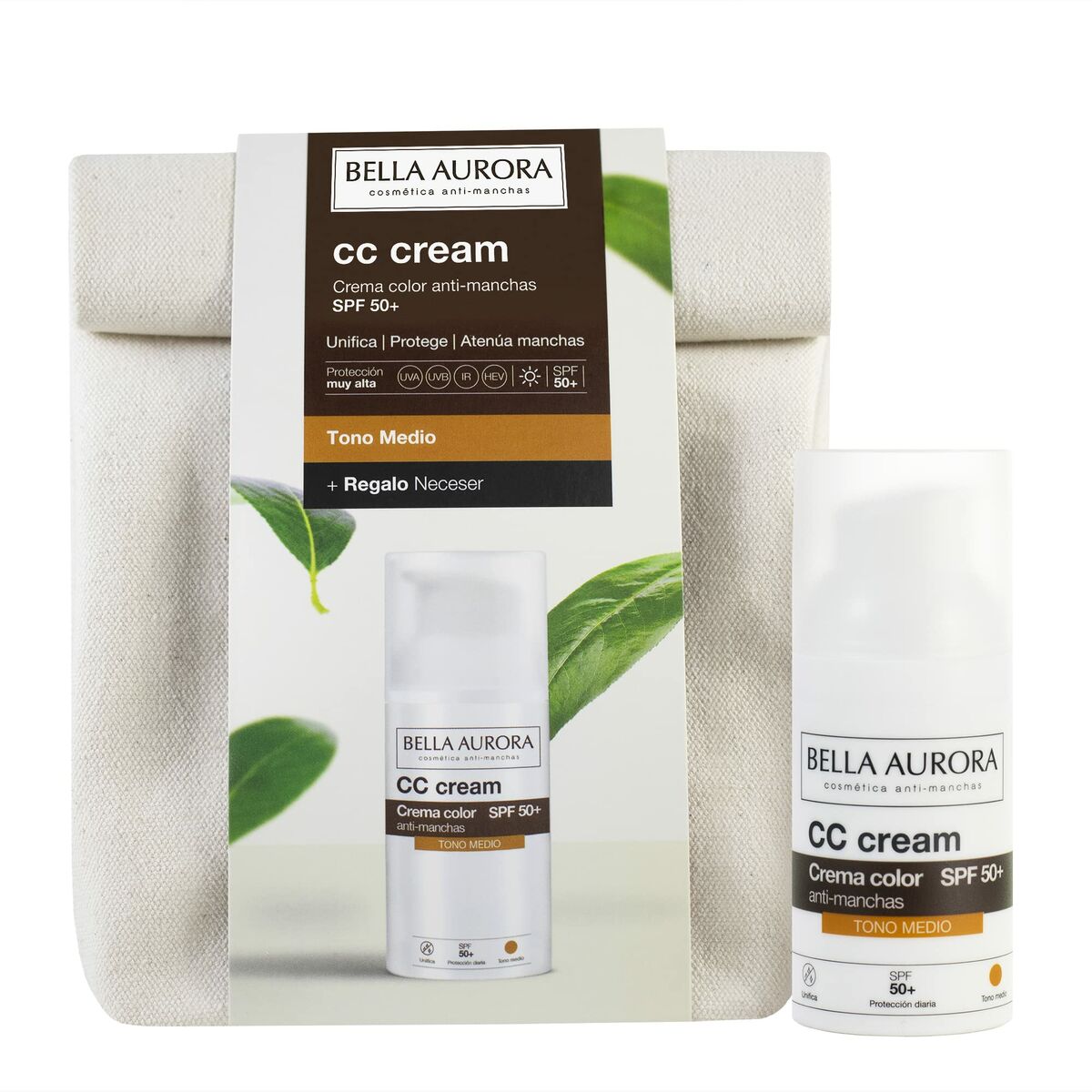 CC Cream Bella Aurora Medium Tone 30 ml 2 Pieces Bella Aurora