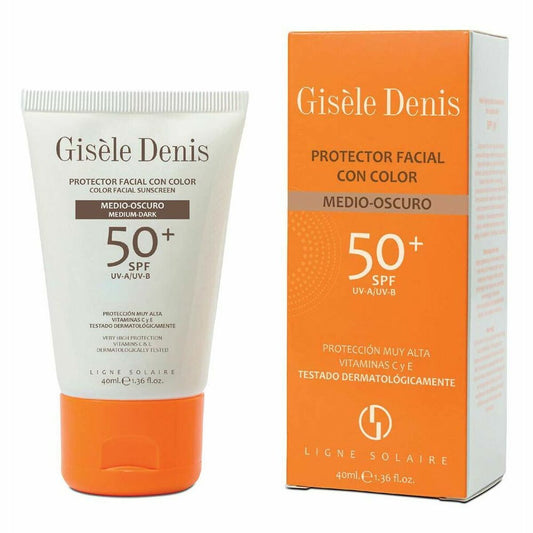 Sun Protection with Colour Gisèle Denis SPF 50+ Medium Dark (40 ml) Gisèle Denis