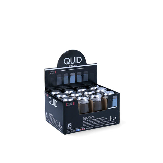 Salt cellar Quid Renova 75 ml Transparent Glass 4,5 x 4,5 x 9 cm (12 Units) (Pack 12x)