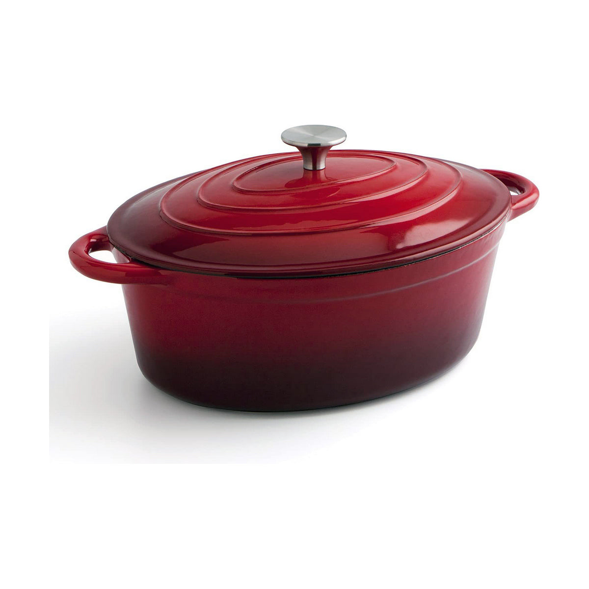 Casserole with lid Bidasoa Red Metal (4,3 L)