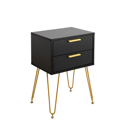 Nightstand Vinthera Moa Black Plastic 40 x 30 x 60 cm