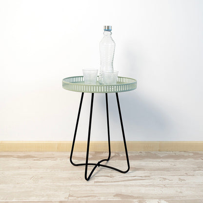 Side table Vinthera Moa Black Green 38 x 49 cm (6 Units)