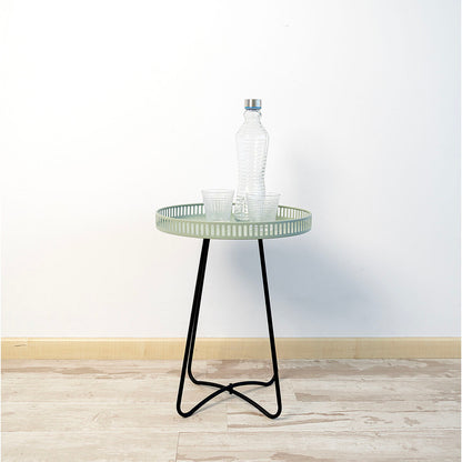 Side table Vinthera Moa Black Green 38 x 49 cm (6 Units)