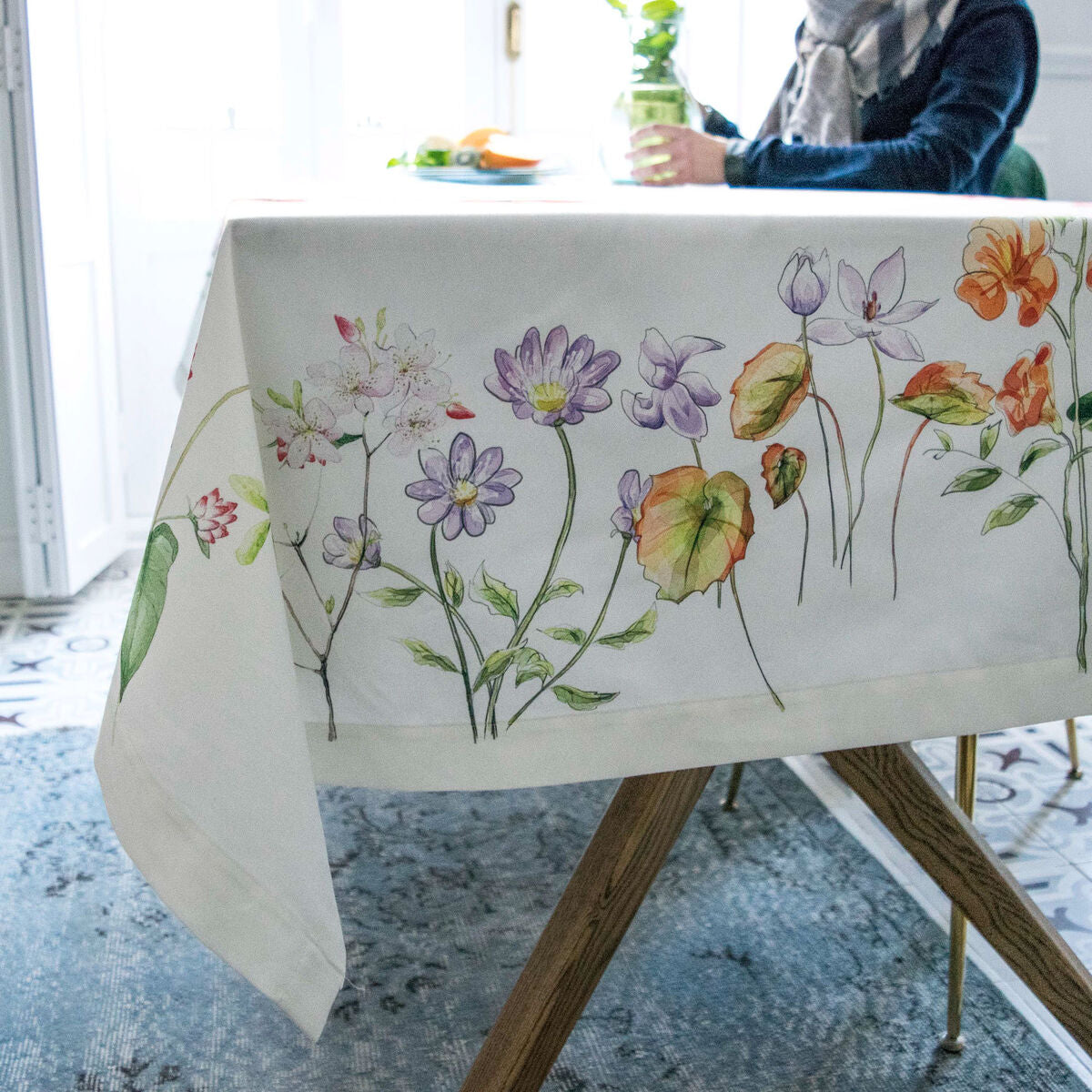 Tablecloth HappyFriday Secret garden Multicolour 150 x 150 cm