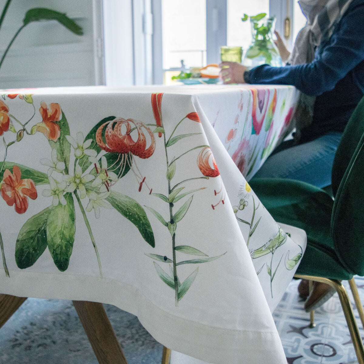 Tablecloth HappyFriday Secret garden Multicolour 150 x 150 cm