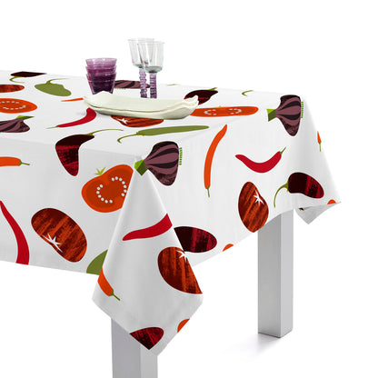 Tablecloth HappyFriday Veggies Multicolour 150 x 225 cm