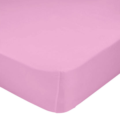 Fitted sheet HappyFriday BASIC KIDS Pink Single