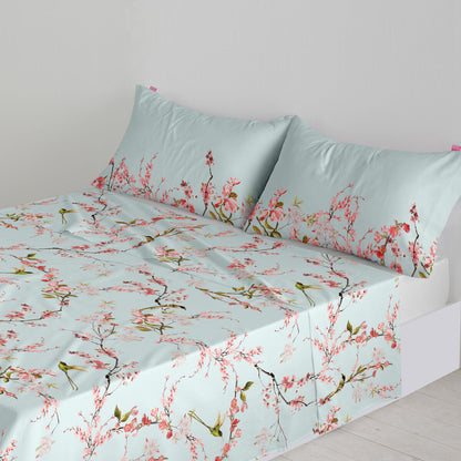 Top sheet HappyFriday Chinoiserie Multicolour 160 x 270 cm (asiatico/oriental)