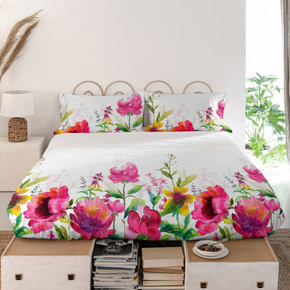 Top sheet HappyFriday Cassia Multicolour Double