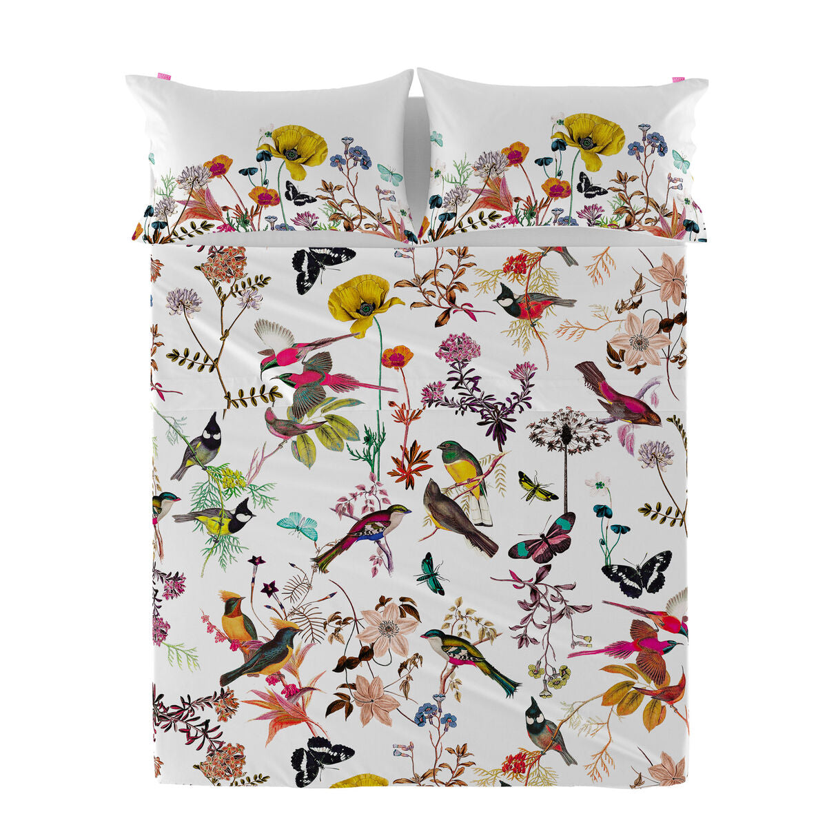 Top sheet HappyFriday Birds of paradise Multicolour 210 x 270 cm