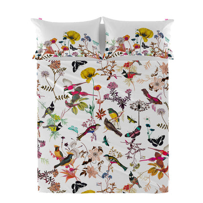 Top sheet HappyFriday Birds of paradise Multicolour 260 x 270 cm