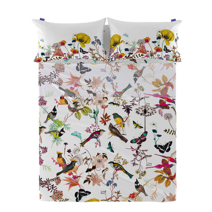 Top sheet HappyFriday Birds of paradise Multicolour 260 x 270 cm