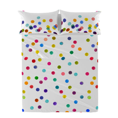 Top sheet HappyFriday Confetti Multicolour 160 x 270 cm (Confetti)