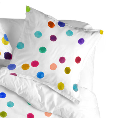 Pillowcase HappyFriday Confetti Multicolour 80 x 80 cm HappyFriday