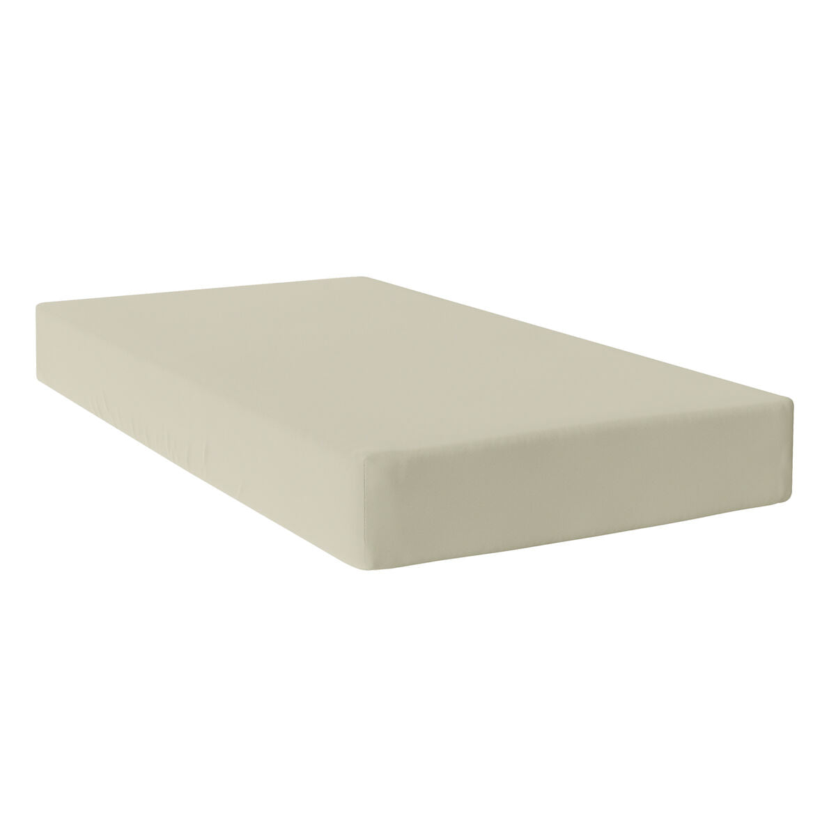 Fitted bottom sheet HappyFriday Basic Beige 90 x 200 x 32 cm