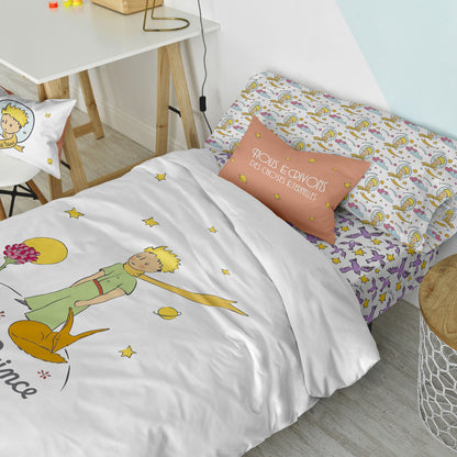 Duvet cover set HappyFriday Le Petit Prince Ses Amis Multicolour 2 Pieces