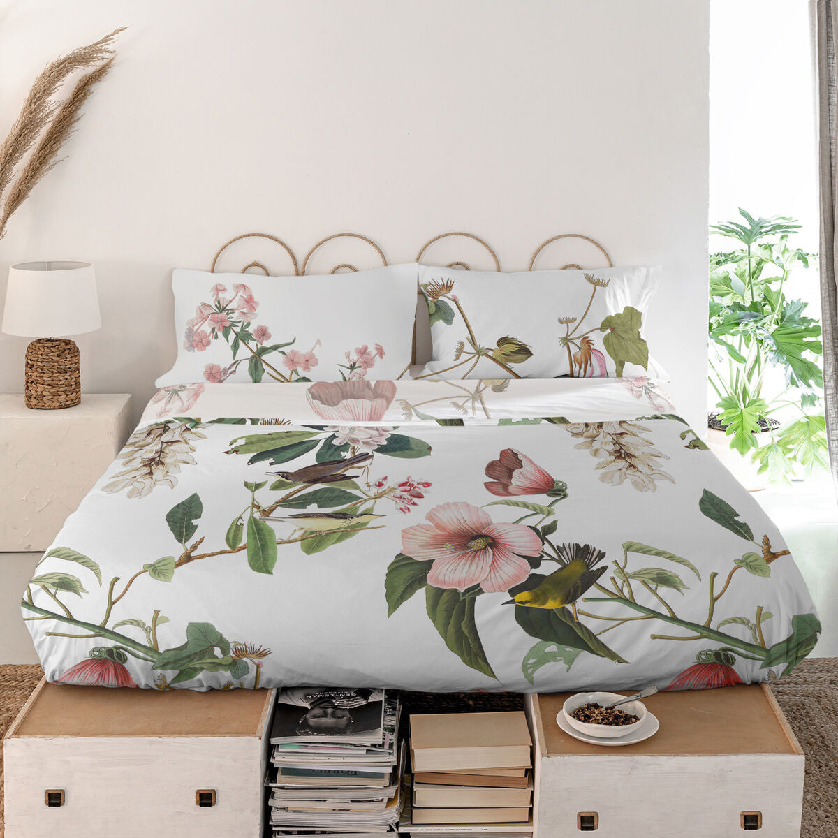 Top sheet HappyFriday Blooming Multicolour 240 x 270 cm (Flowers)