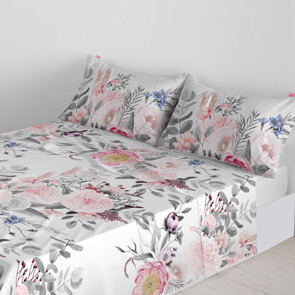 Top sheet HappyFriday Delicate bouquet Multicolour 210 x 270 cm