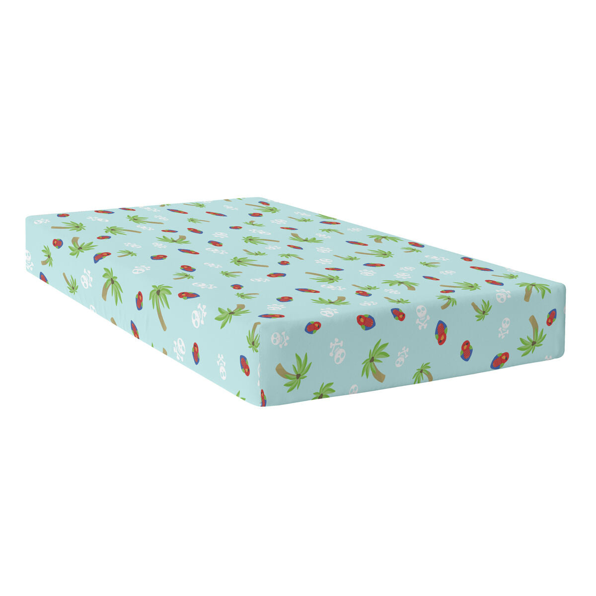 Fitted sheet HappyFriday HAPPYNOIS Multicolour 105 x 200 x 32 cm