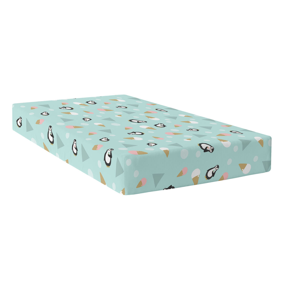 Fitted sheet HappyFriday HAPPYNOIS Multicolour 105 x 200 x 32 cm