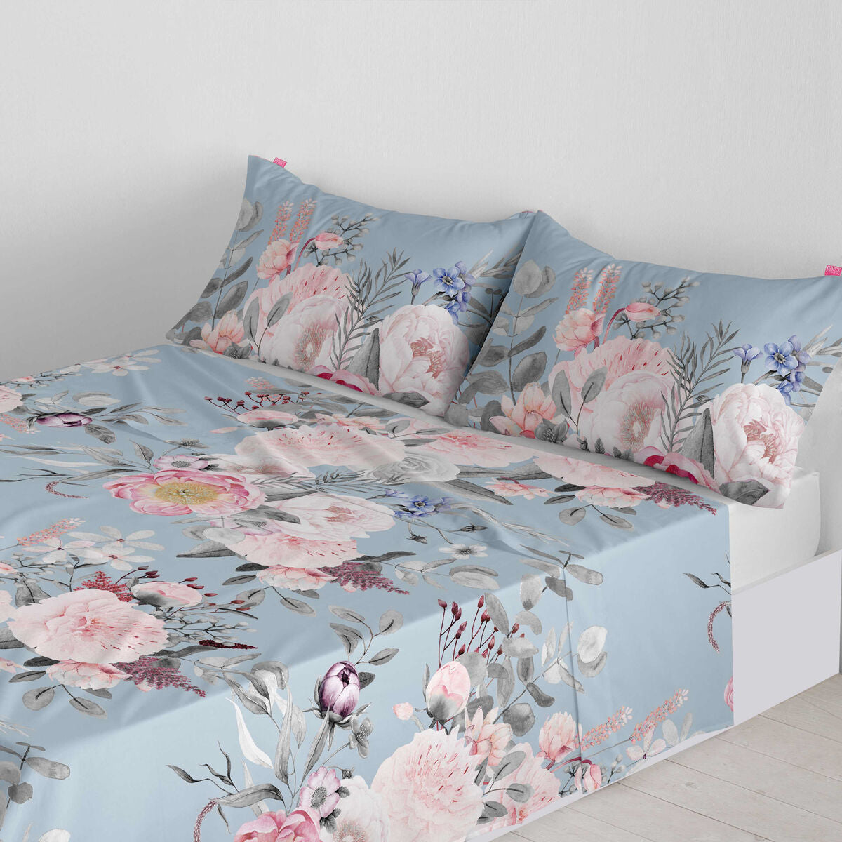 Top sheet HappyFriday Soft bouquet Multicolour 180 x 270 cm