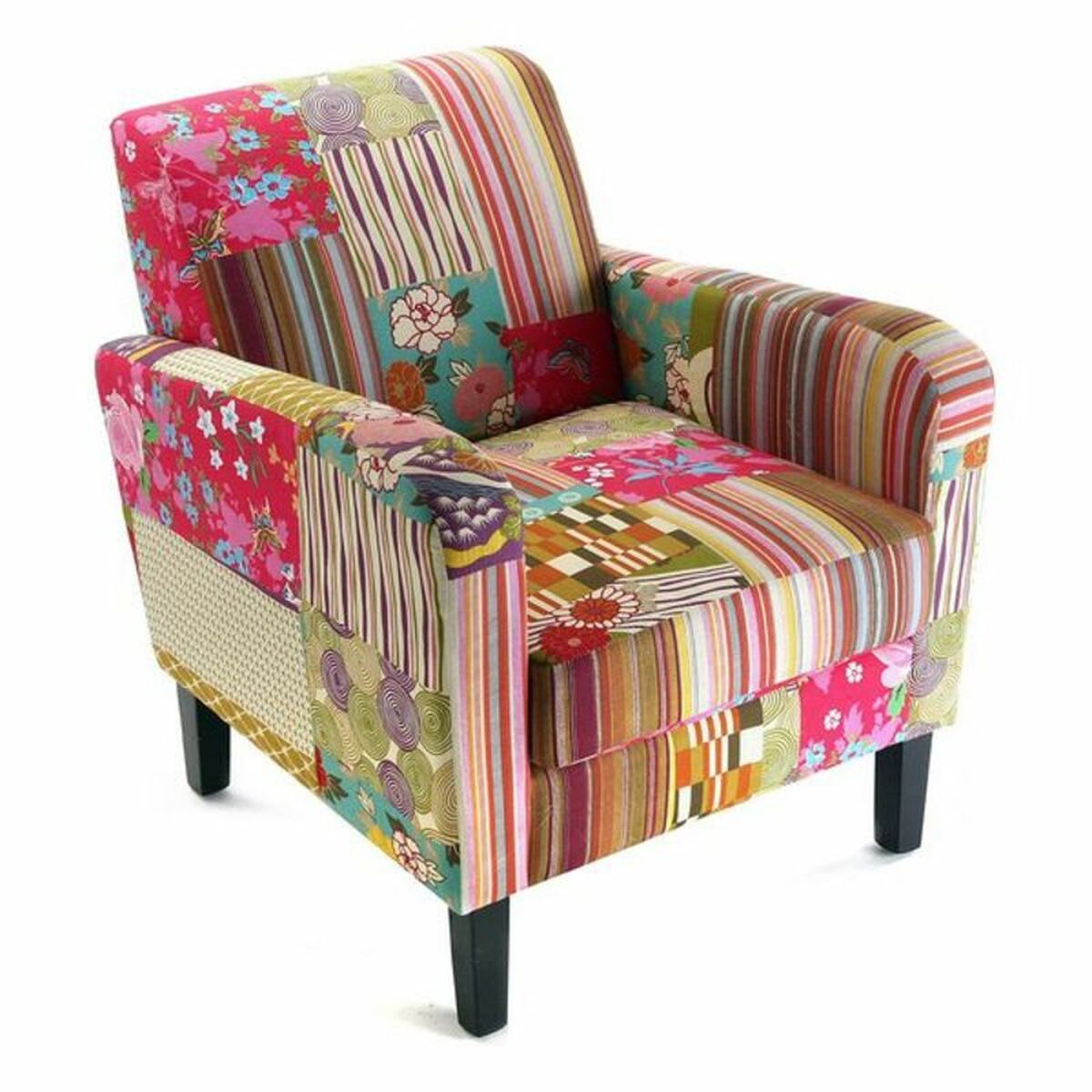 Armchair Versa Patchwork Cotton (77 x 71 x 65 cm)