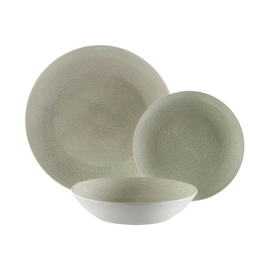 Tableware Versa Pia Grey Porcelain 18 Pieces Versa