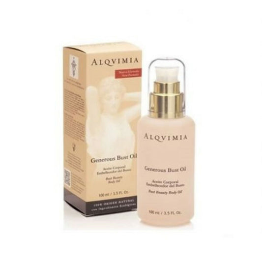 Firming Neck and Décolletage Cream Generous Bust Oil Alqvimia 100 ml Alqvimia