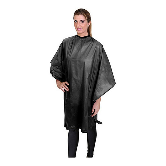 Hairdressing Cape Eurostil Black (130 x 112 cm) - byKim