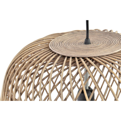 Ceiling Light DKD Home Decor Light brown Rattan (44 x 44 x 41 cm)