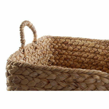 Basket set DKD Home Decor Natural Brown Boho