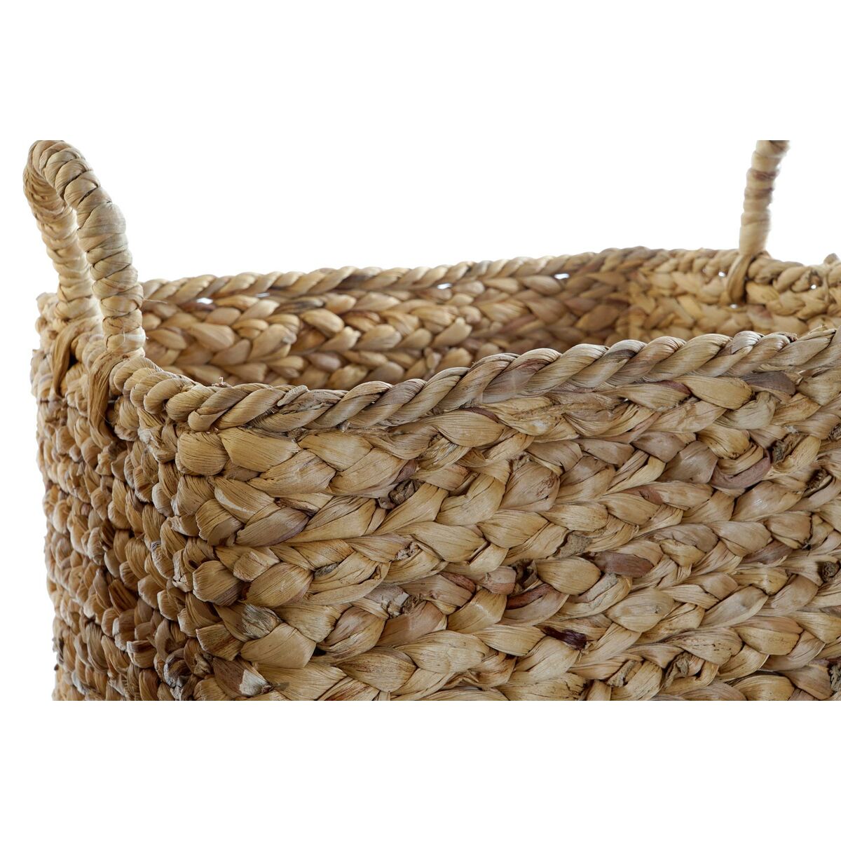 Basket set DKD Home Decor Natural Brown Boho