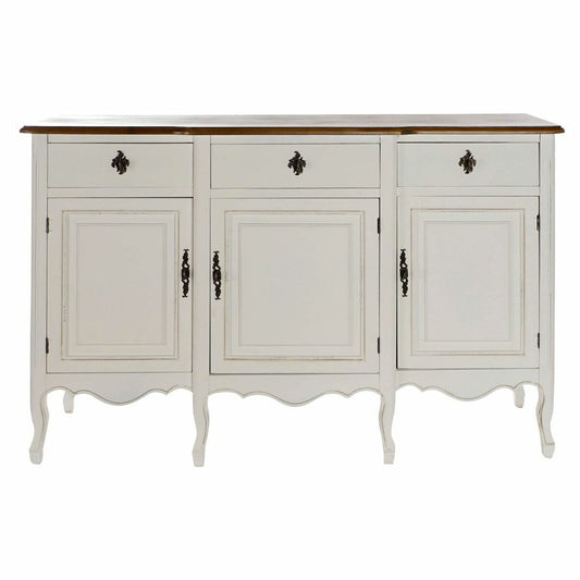 Sideboard DKD Home Decor 140 x 45 x 90 cm Brown White Dark brown Paolownia wood