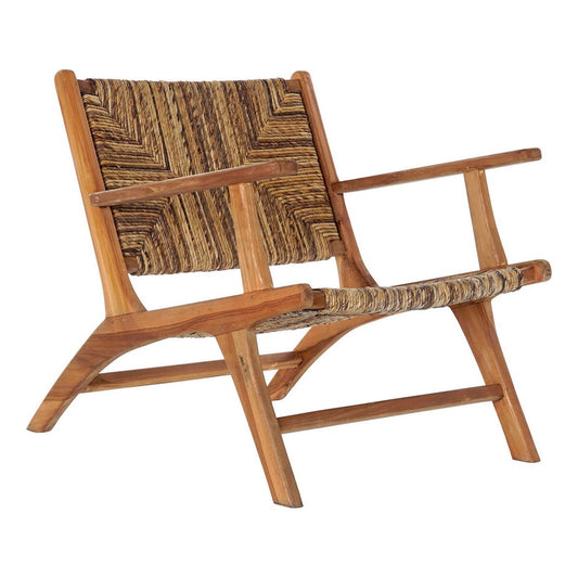 Armchair DKD Home Decor 70 x 78 x 68 cm Natural Teak Alpino