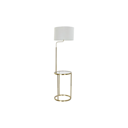 Floor Lamp DKD Home Decor 43,5 x 40 x 154 cm Golden Metal White 220 V 50 W