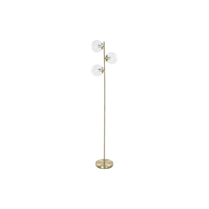 Floor Lamp DKD Home Decor 35 x 25 x 167 cm Crystal Golden Metal Transparent 220 V 50 W