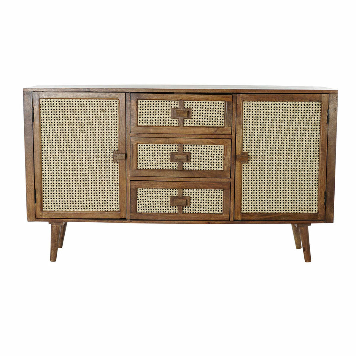 Sideboard DKD Home Decor Rattan Mango wood (150.5 x 40.5 x 86 cm)