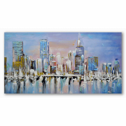 Painting DKD Home Decor City 120 x 3 x 60 cm Loft (2 Units)