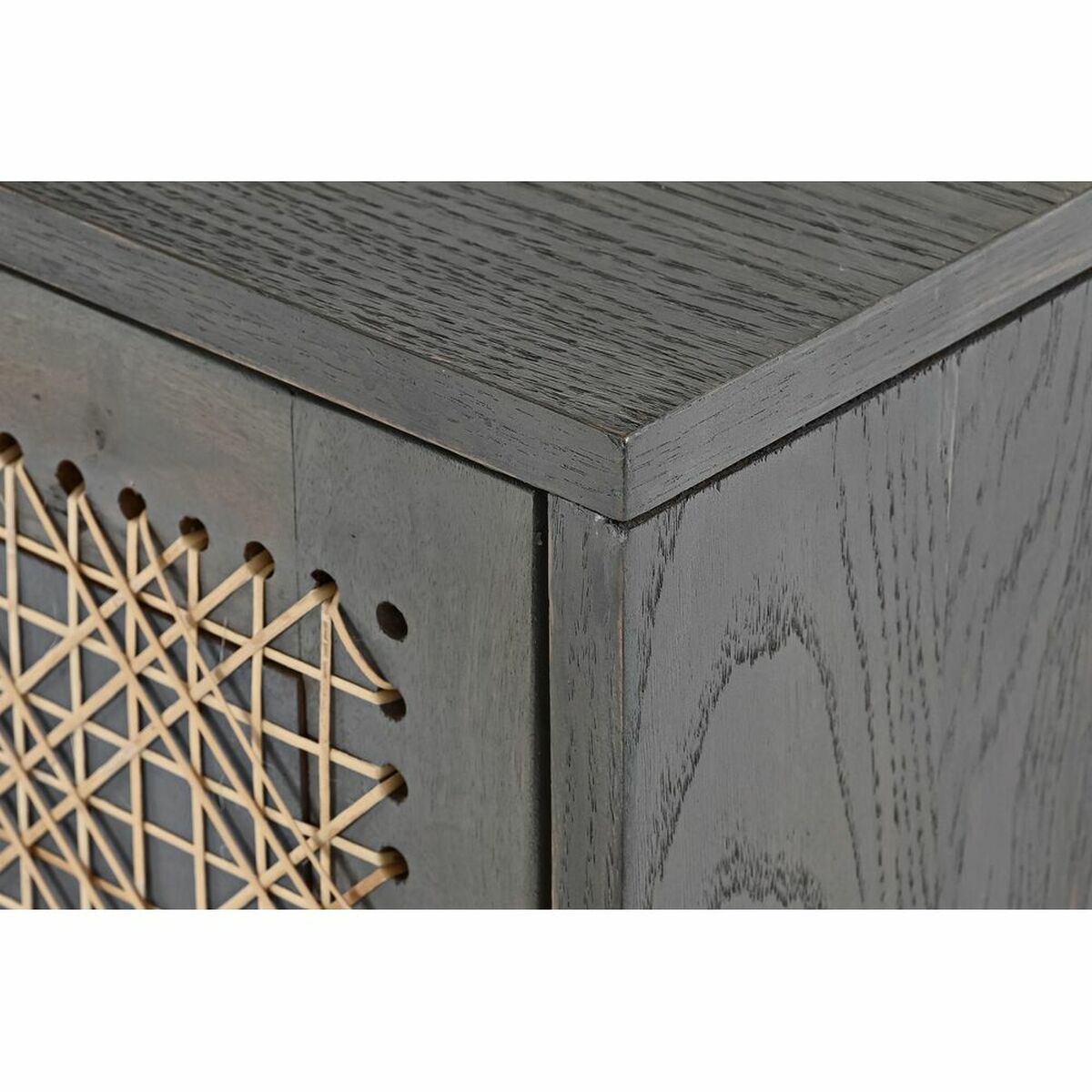 Sideboard DKD Home Decor Grey Natural Mango wood MDF Wood 160 x 40 x 75 cm