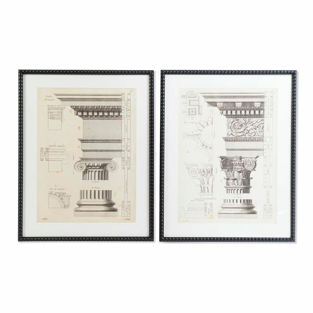 Painting DKD Home Decor 60 x 3 x 76 cm Neoclassical (2 Units)