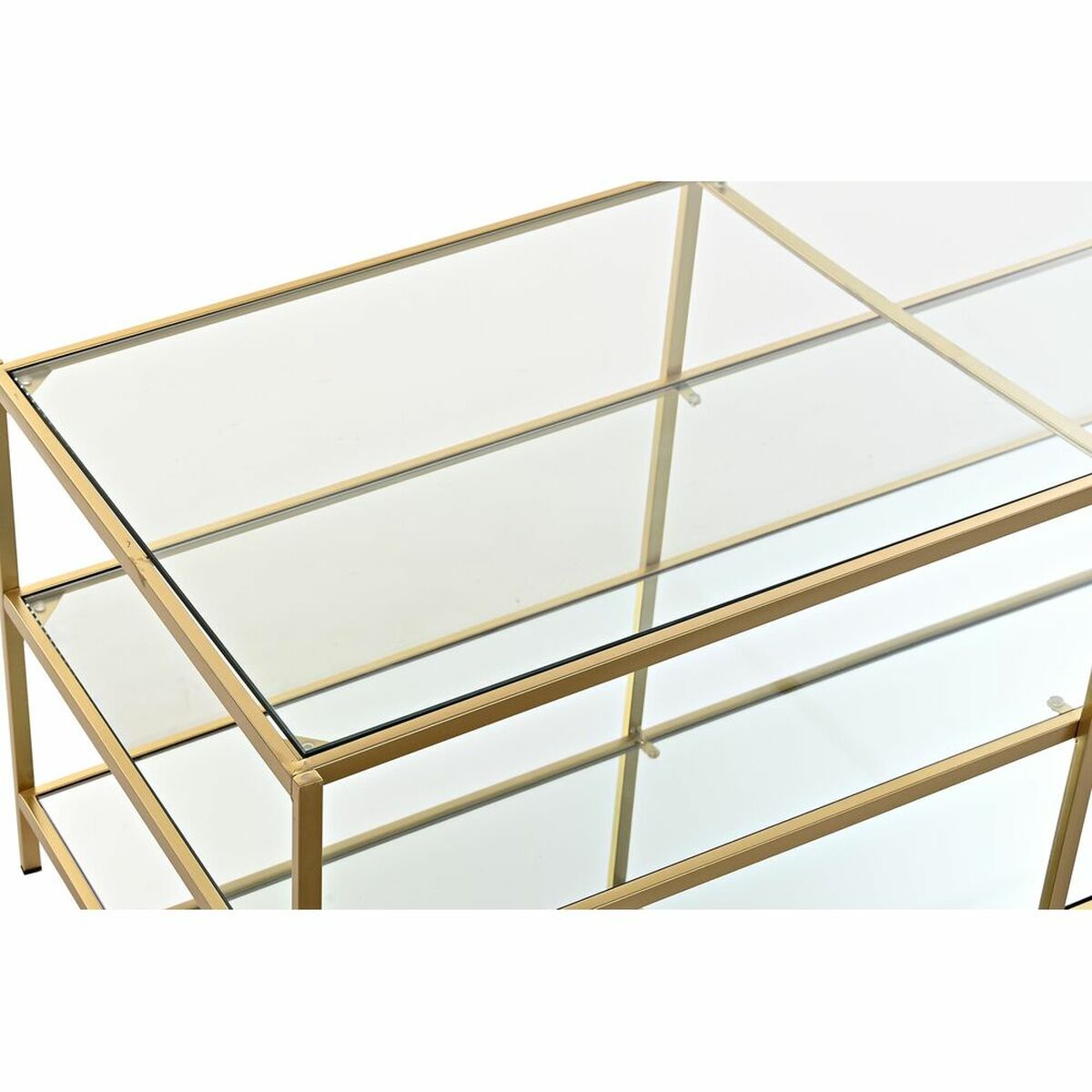 Centre Table DKD Home Decor Golden 120 x 50 x 45 cm Mirror Metal